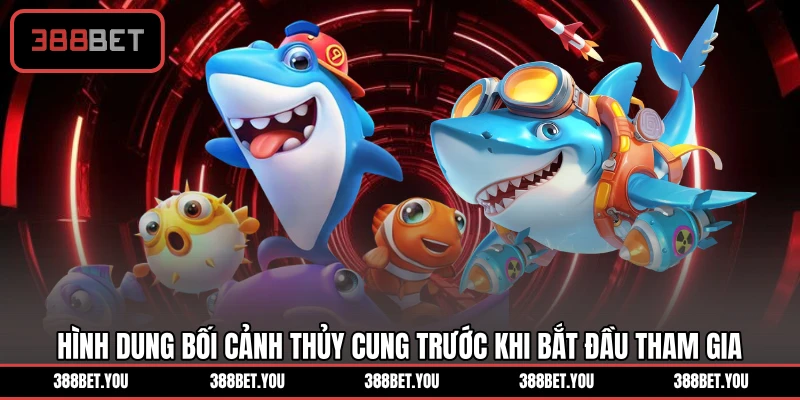 Hình dung bối cảnh thủy cung trước khi bắt đầu tham gia